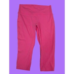 Lululemon Women’s Align High-Rise Crop 23" leggings Sonic Pink Nulu Size 13